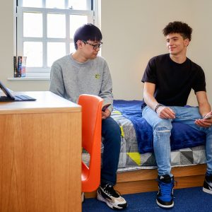 boys in their dorm room